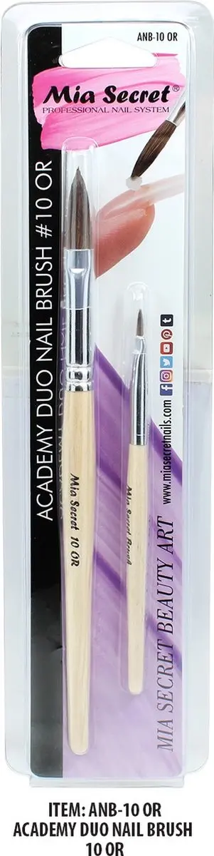 Mia Secret Academy Duo Acryl Penseel #10