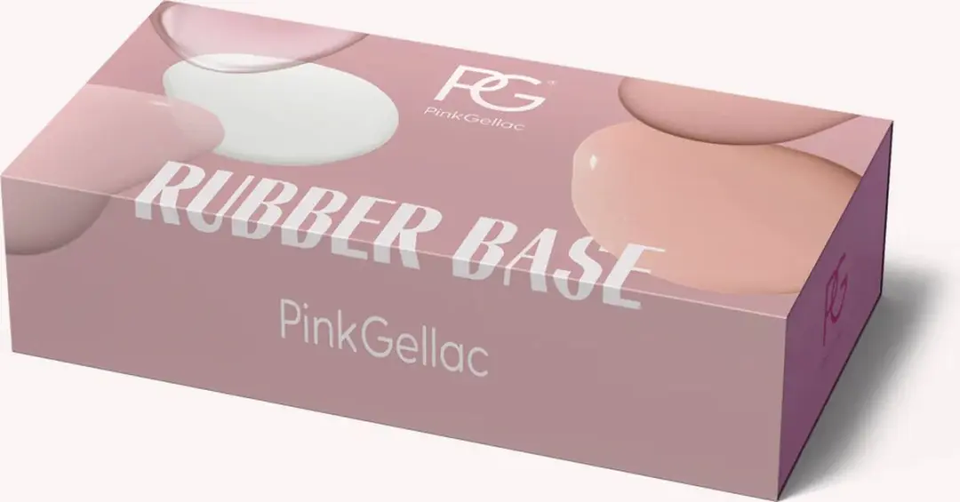 Pink Gellac Rubber Base Set Gellak - 5x15ml Kleuren