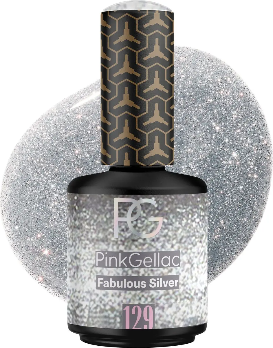 Pink Gellac Fabulous Silver 129 Gellak 15ml