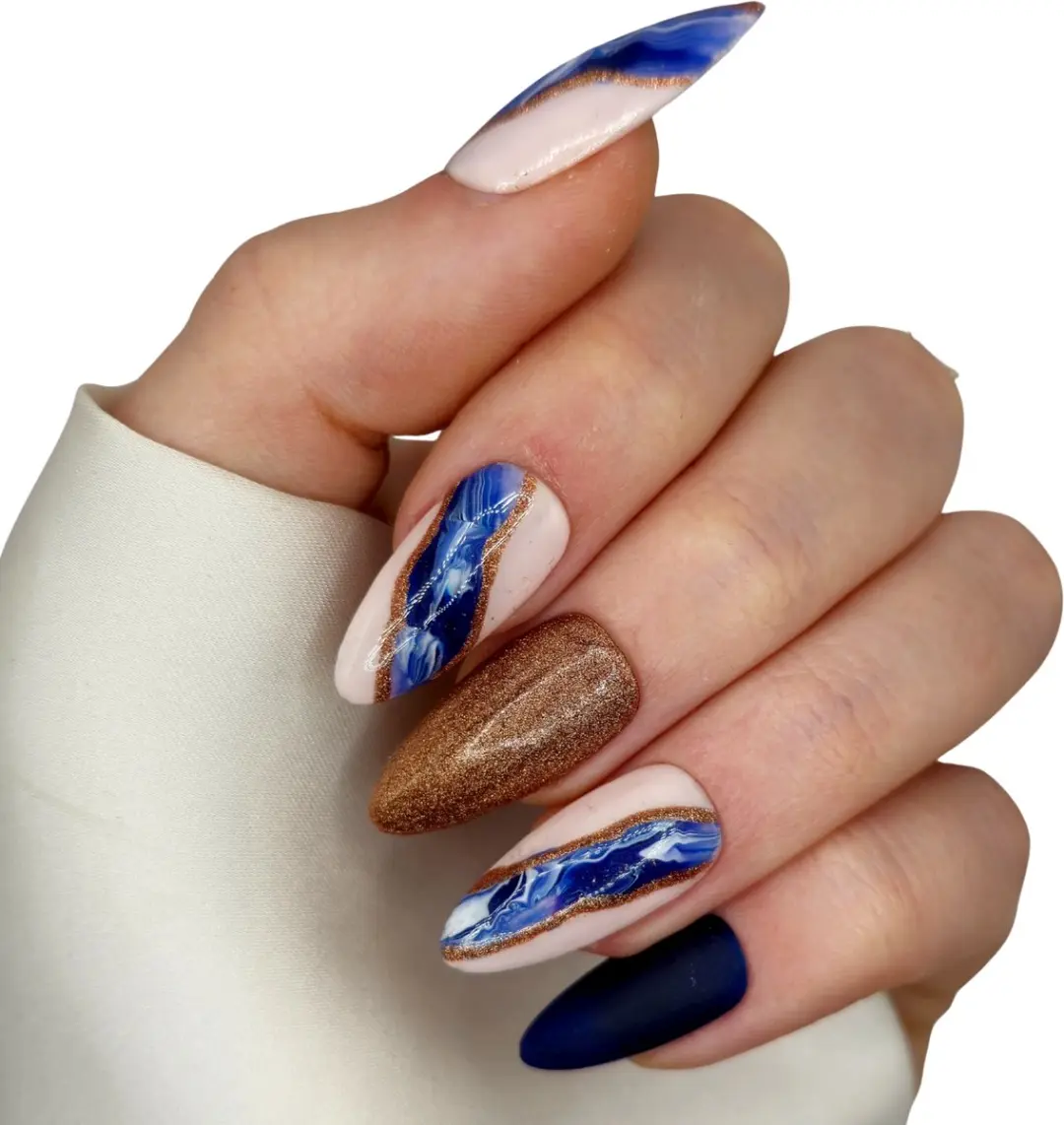 SD Press on Nails Vamos a Marte Plaknagels