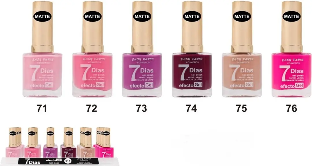 Easy Paris Nagellak Mat Warm Paars 074 - 13ml