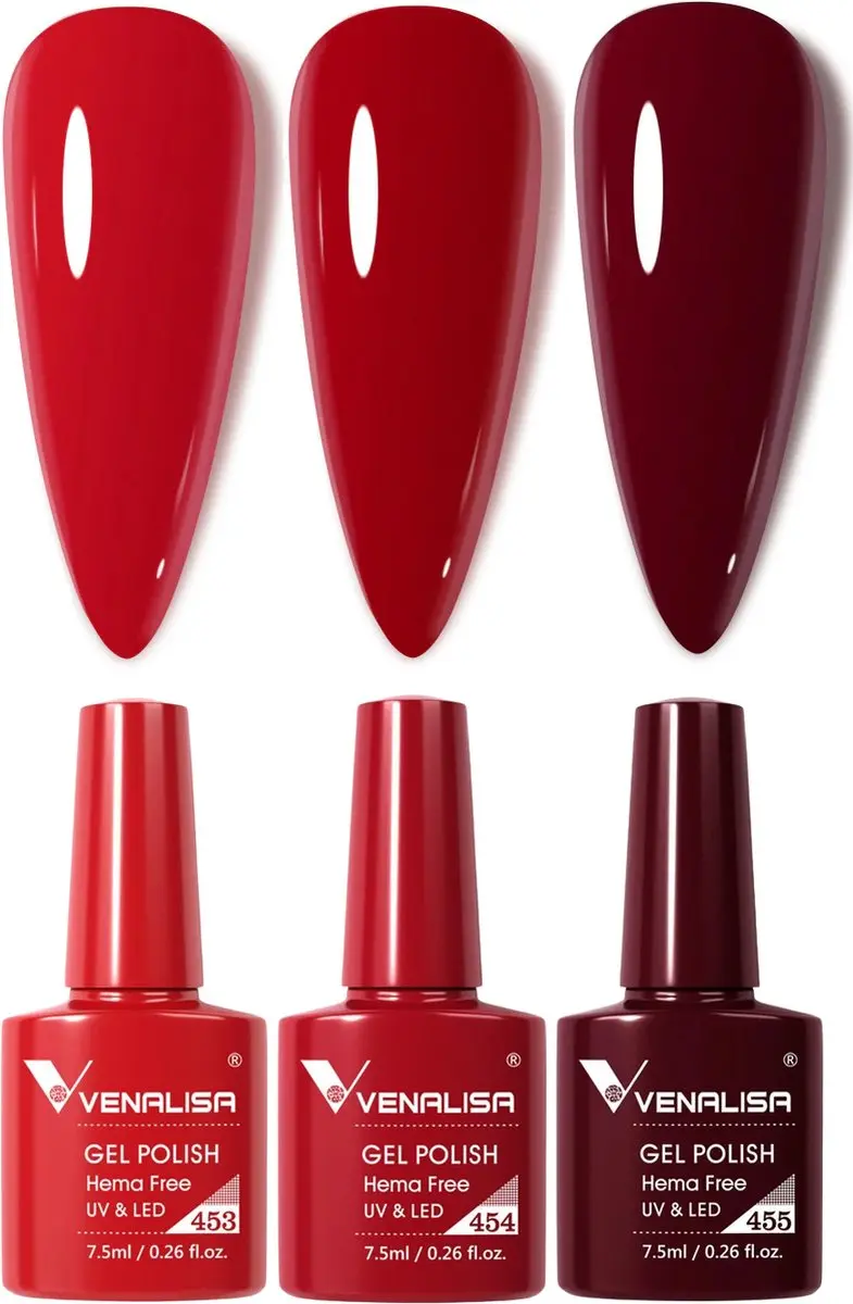 Venalisa UV Gellak Rood Combi