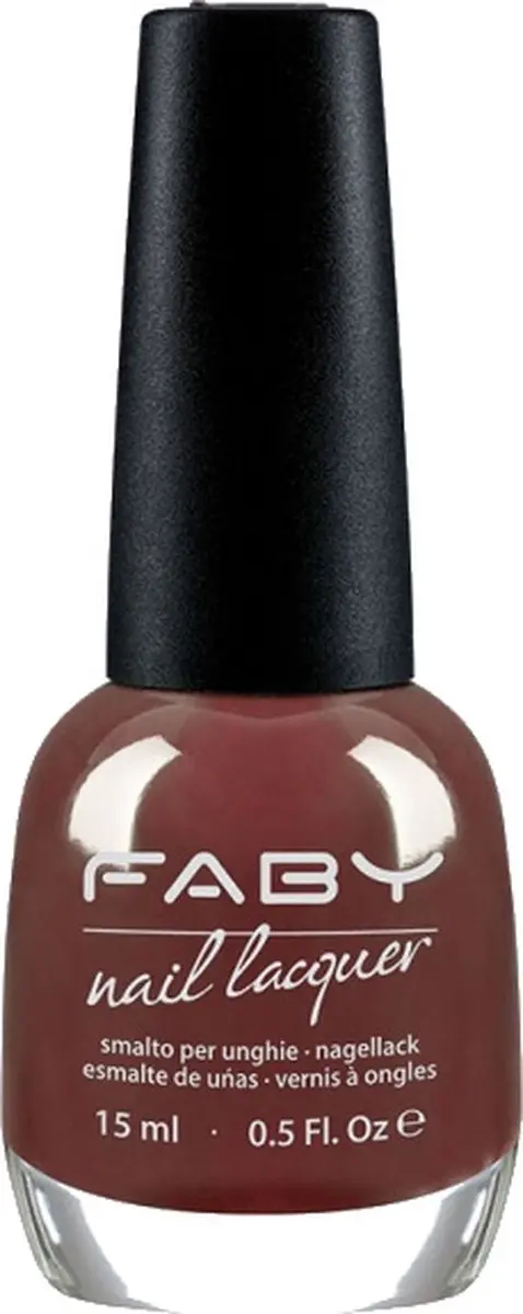 FABY The 3 Laws of Nails Vegan Nagellak Bruin
