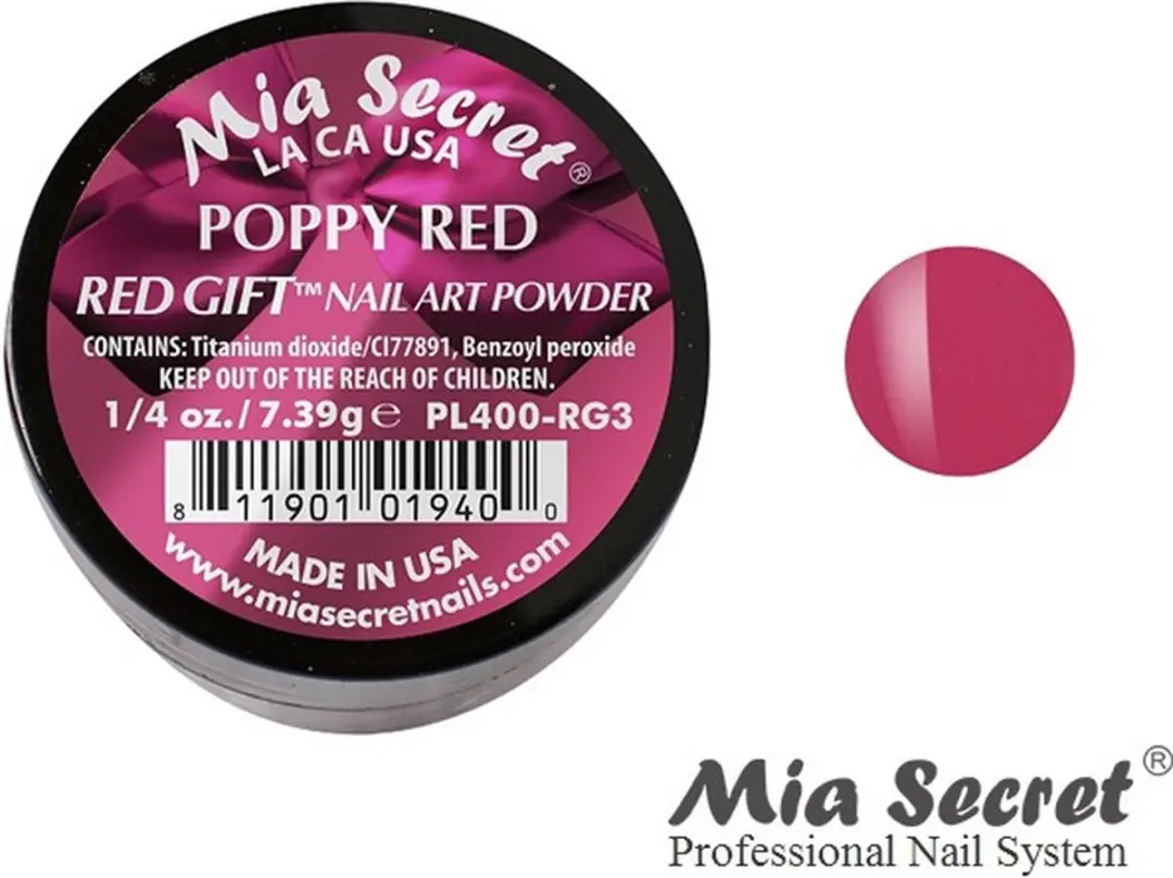 Mia Secret Acrylpoeder Poppy Red 7.5ml