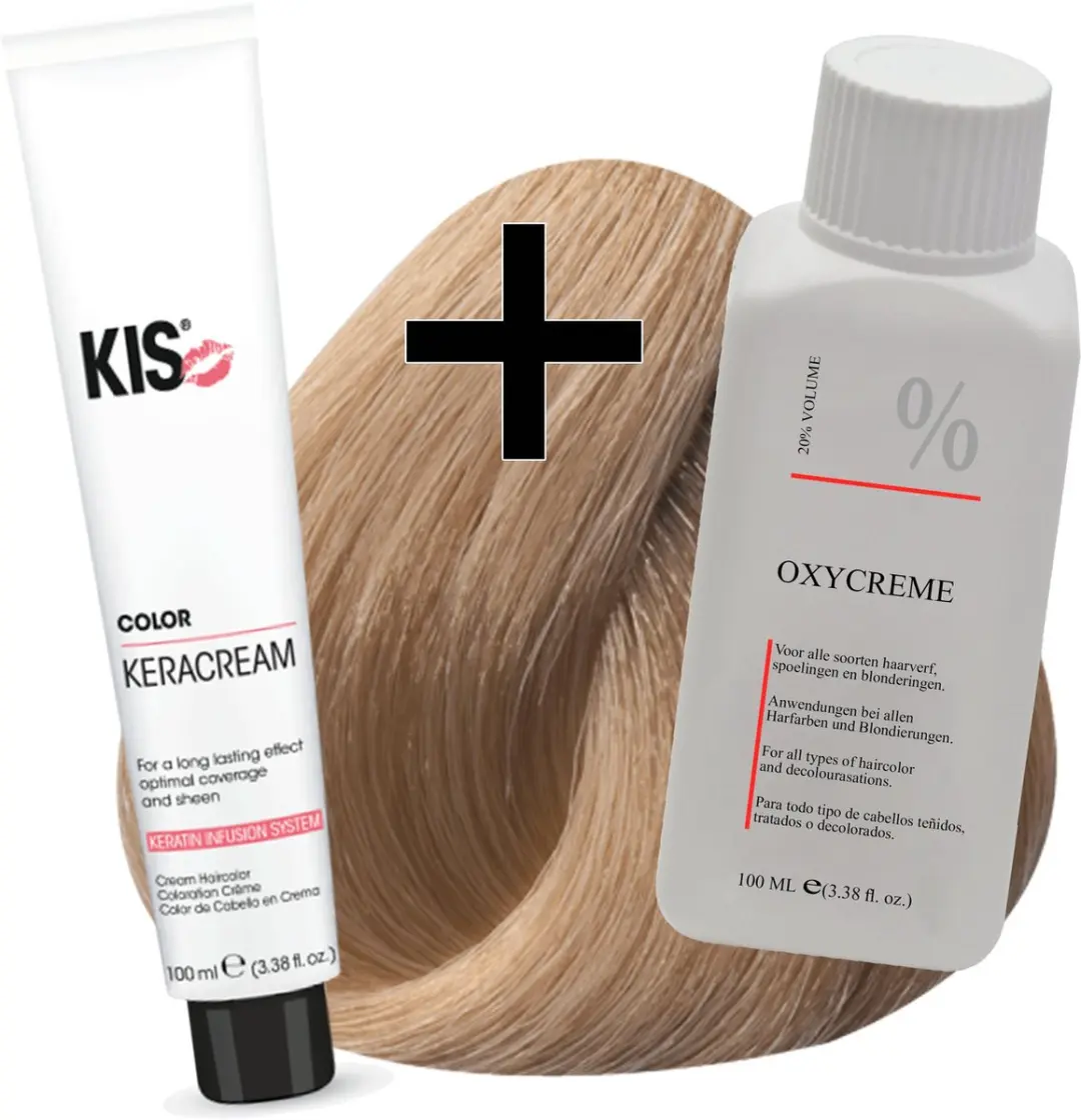 KIS Haarverfset 9N Zeer Lichtblond 100ml