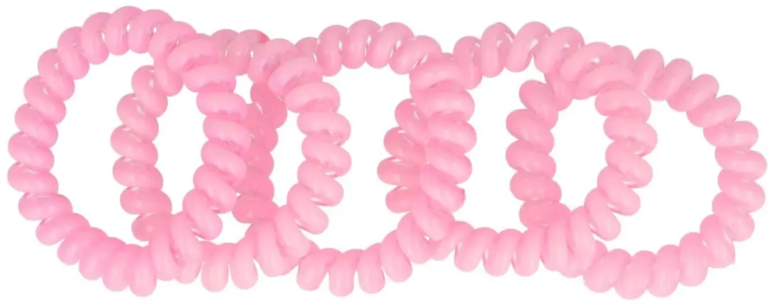 Haarsoires Invisibobble Basic Telefoondraad Roze - 5 Stuks
