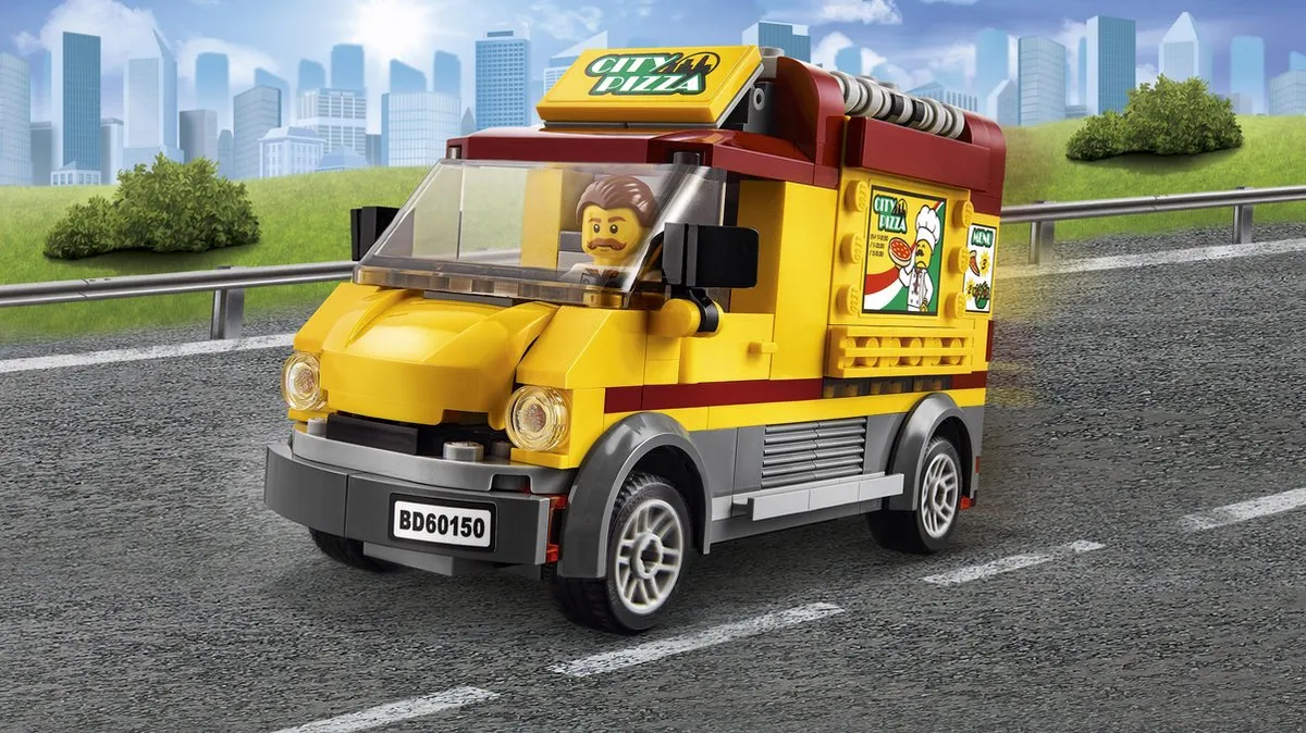 LEGO City Pizza Bestelwagen 60150