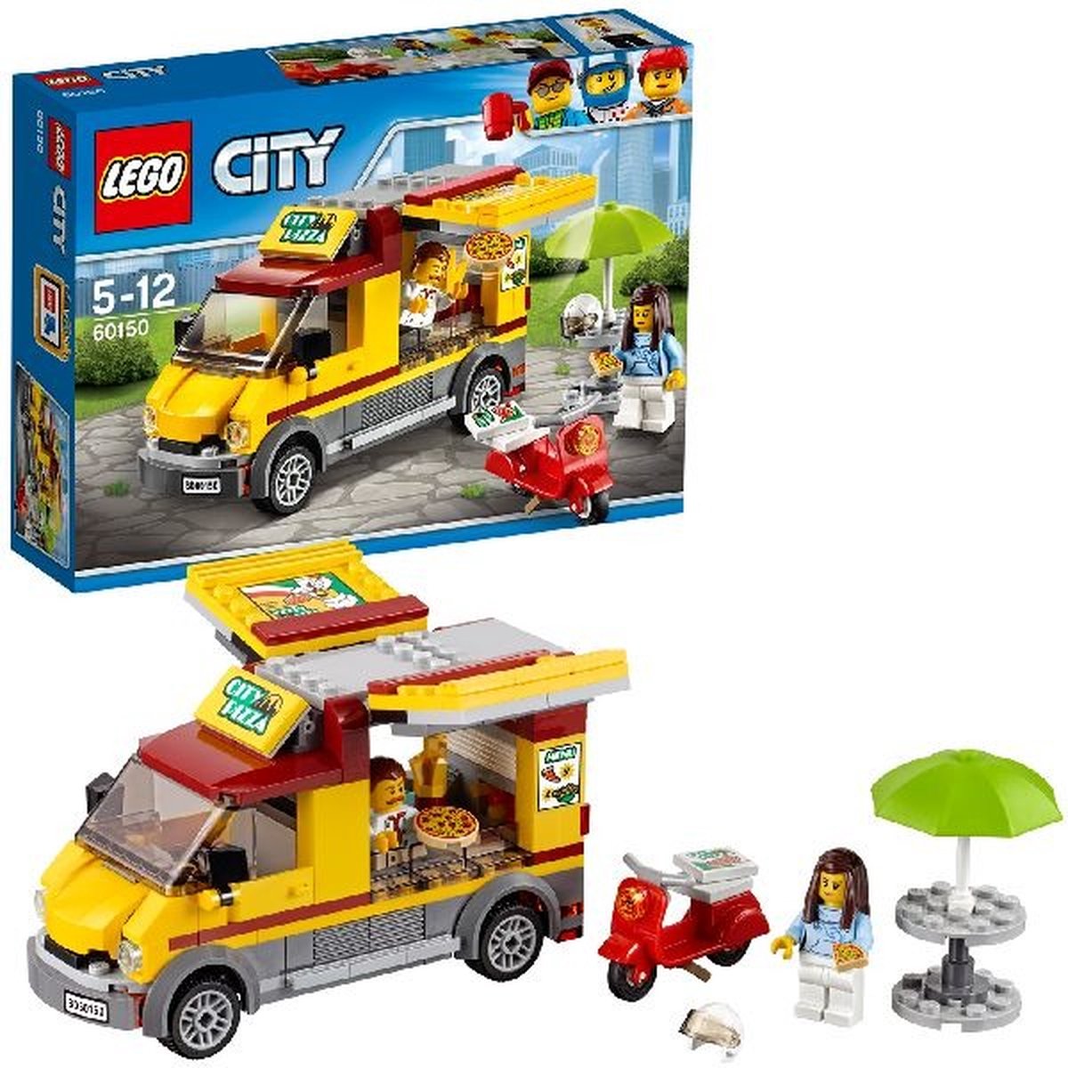 LEGO City Pizza Bestelwagen - 60150