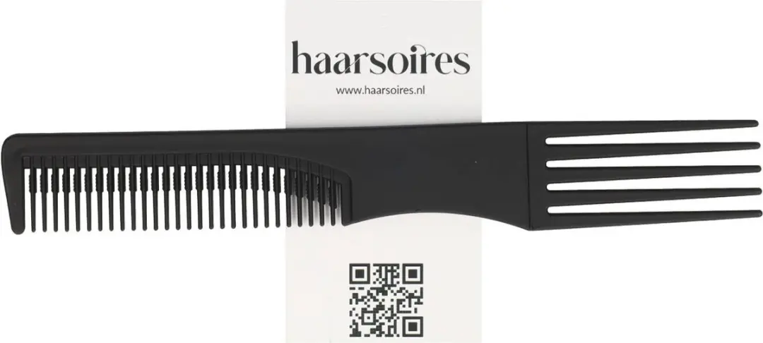 Haarsoires Haarkam Vorkkam 19cm - Zwart