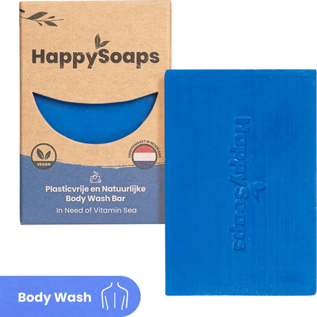 HappySoaps Body Wash Bar In Need of Vitamin Sea 100g
