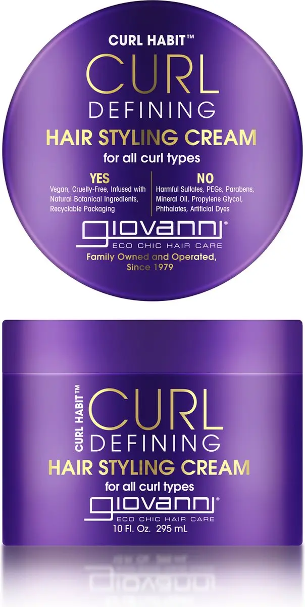 Giovanni Cosmetics Curl Habit Kruldefiniërende Stylingcrème 295ml