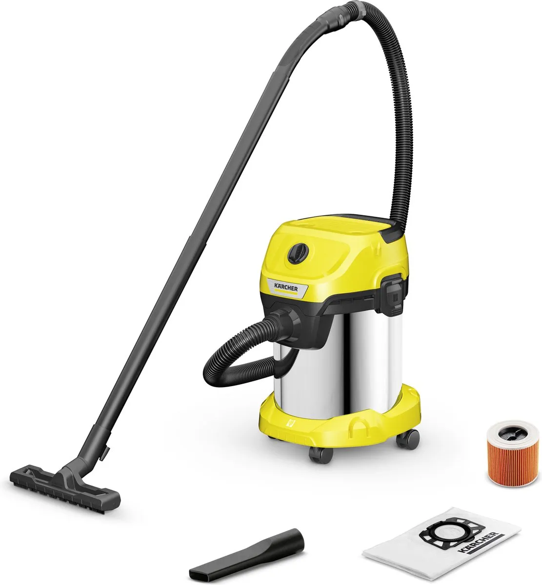 Kärcher WD 3 S V-17/4/20 Nat- en Droogzuiger 1000W