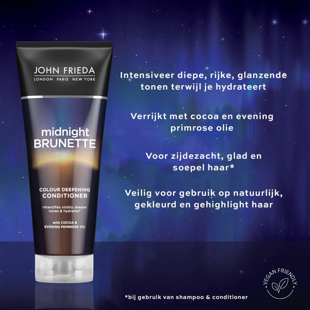 John Frieda Midnight Brunette Conditioner 250ml