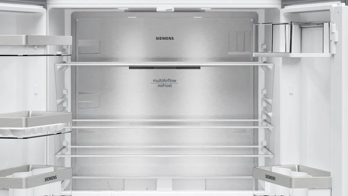 Siemens iQ500 KF96NAXEA Amerikaanse Koelkast - 705L - Zwart
