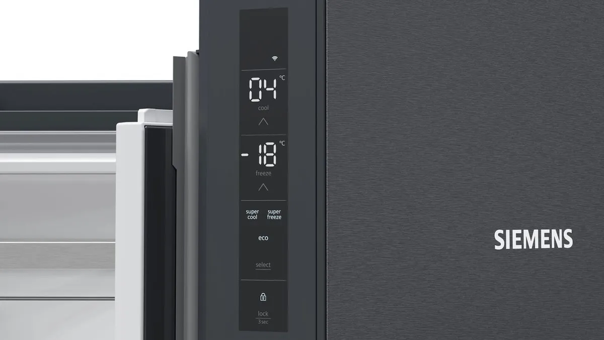 Siemens iQ500 KF96NAXEA Amerikaanse Koelkast - 705L - Zwart - afbeelding 6 van 6