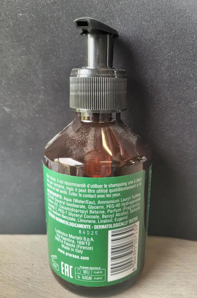 Proraso Baard Wash Rinfrescante Baardshampoo 200ml