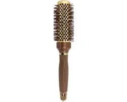 Olivia Garden Expert Blowout Shine Wavy Föhnborstel 20mm - Goud-Bruin