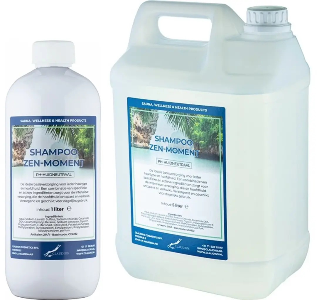 Splashbox Cosmetics Zen Moment Shampoo 6L (2x1L + 5L Jerrycan)