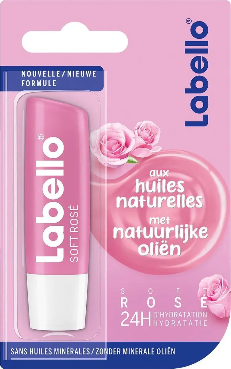 Labello Lippenbalsem Soft Rosé 24H