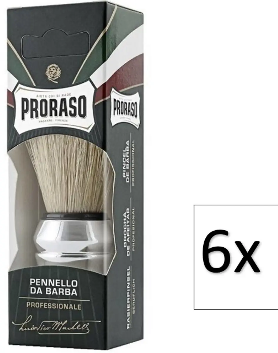 Proraso Scheerkwast 6 Stuks
