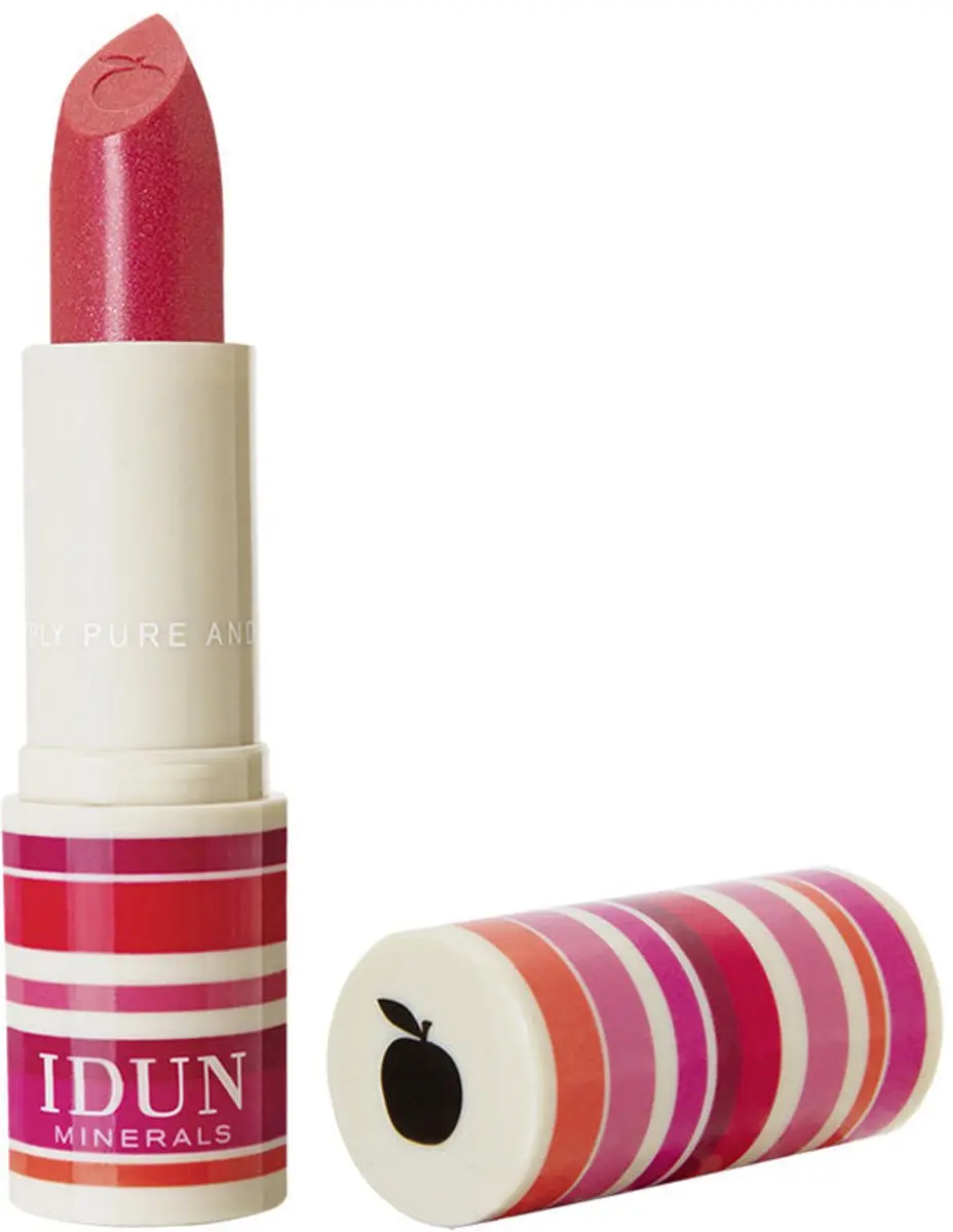 Idun Minerals Lipstick Crème Flippa - 3.6g - Rood