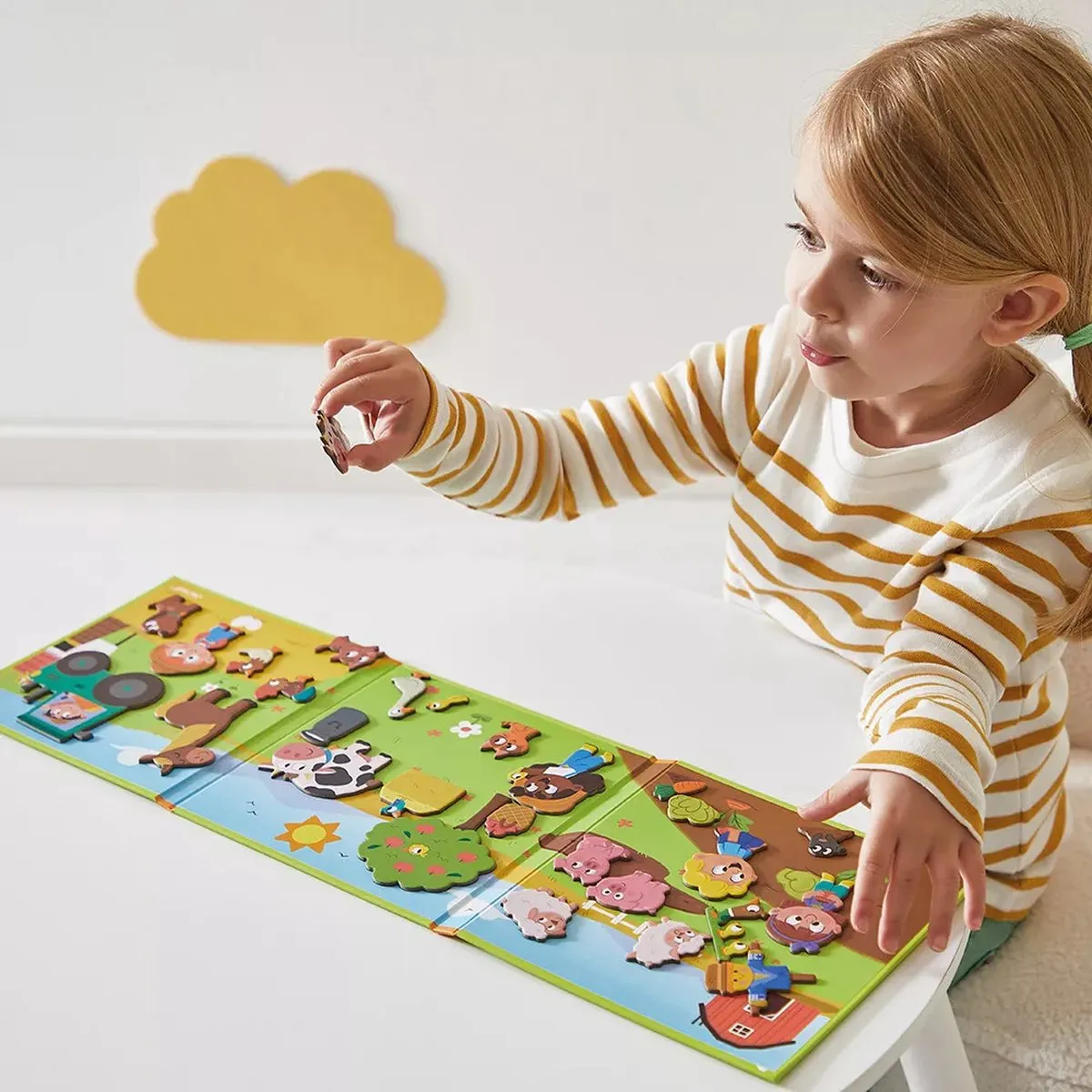 Janod Magneti Stories Boerderij - Educatieve Magneetset 30 Magneten