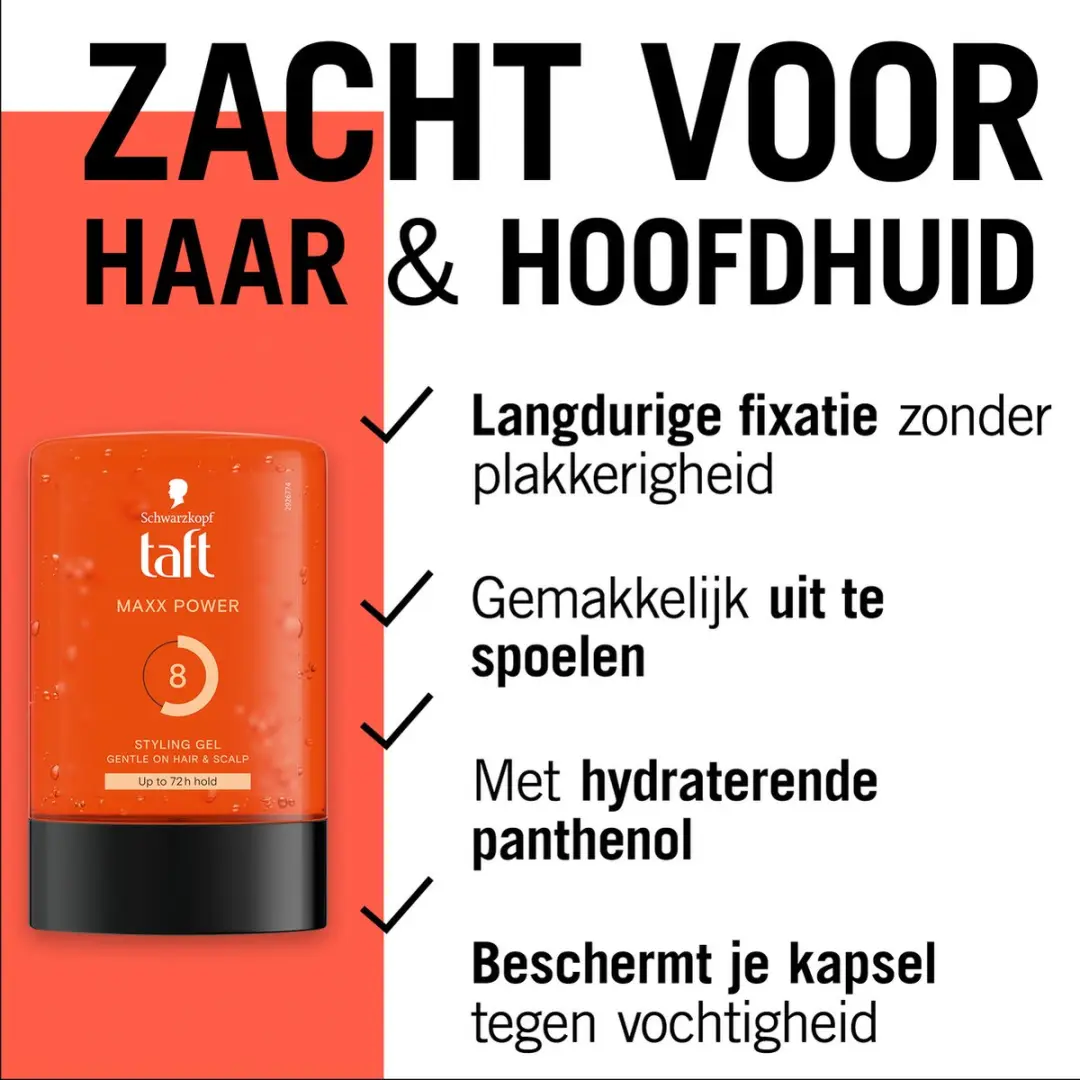 Taft MAXX Power Haargel - 1800ml (6x300ml)