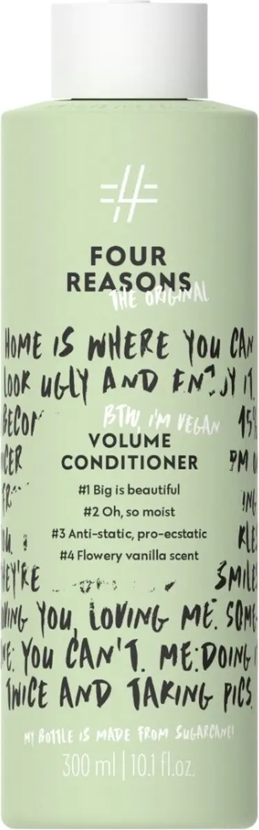 Four Reasons Original Volume Conditioner 300ml - Kroeshaar - Blauw