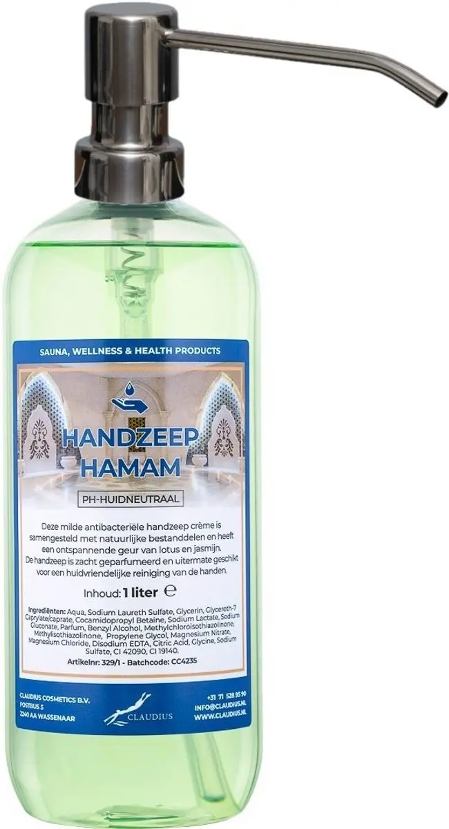 Splashbox Cosmetics Handzeep Hamam 1L