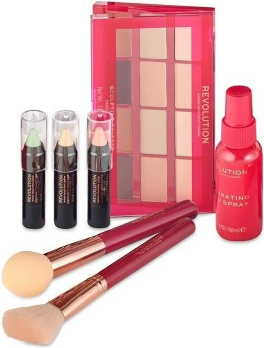 Makeup Revolution Sculpt & Correct Kit - 7 Stuks Multi