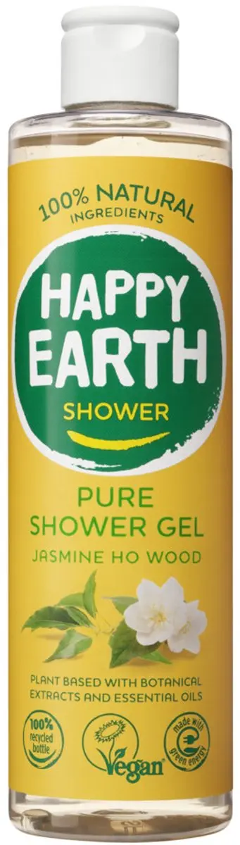 Happy Earth Douchegel Jasmine Ho Wood 300ml