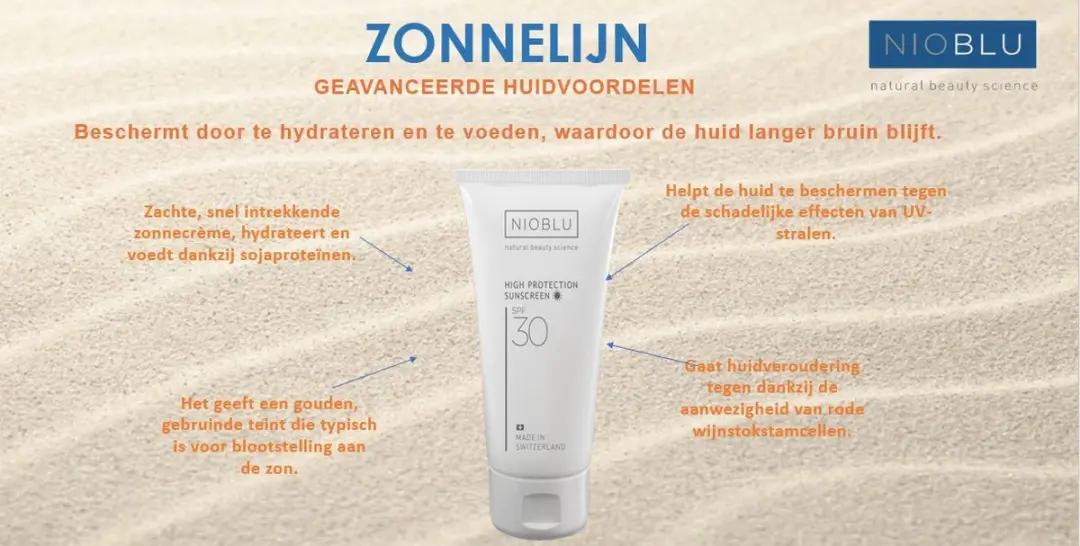 NIOBLU High Protection Zonnecrème SPF 30 - 150ml