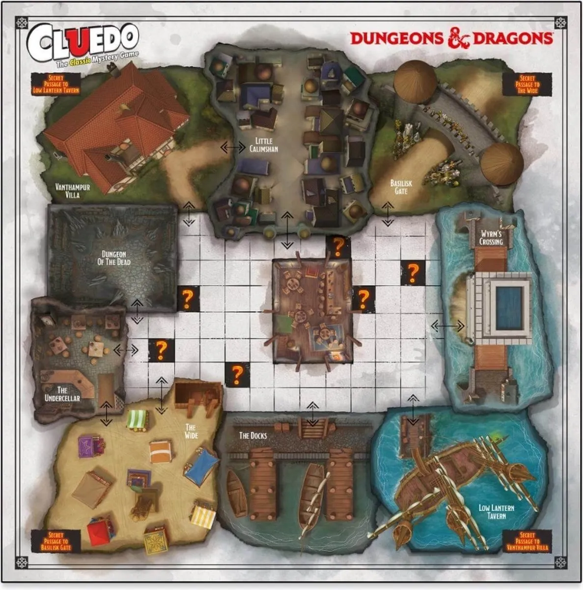 Winning Moves Cluedo Dungeons & Dragons Edition - ENGELSTALIG