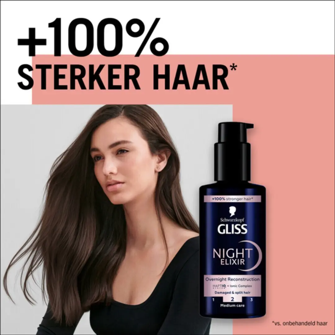 Gliss Night Elixer Overnight Reconstruction - 6x100ml