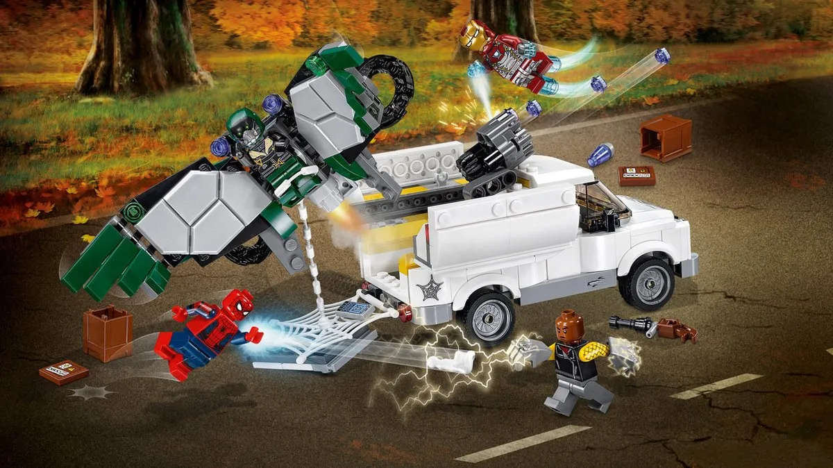 LEGO Super Heroes 76083 Spiderman - 375 Stukken - 4 Minifiguren - afbeelding 5 van 6