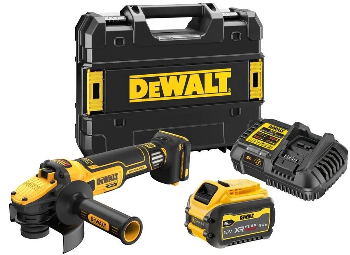 DeWalt DCG409VST1 Accu Haakse Slijper 125mm 18V