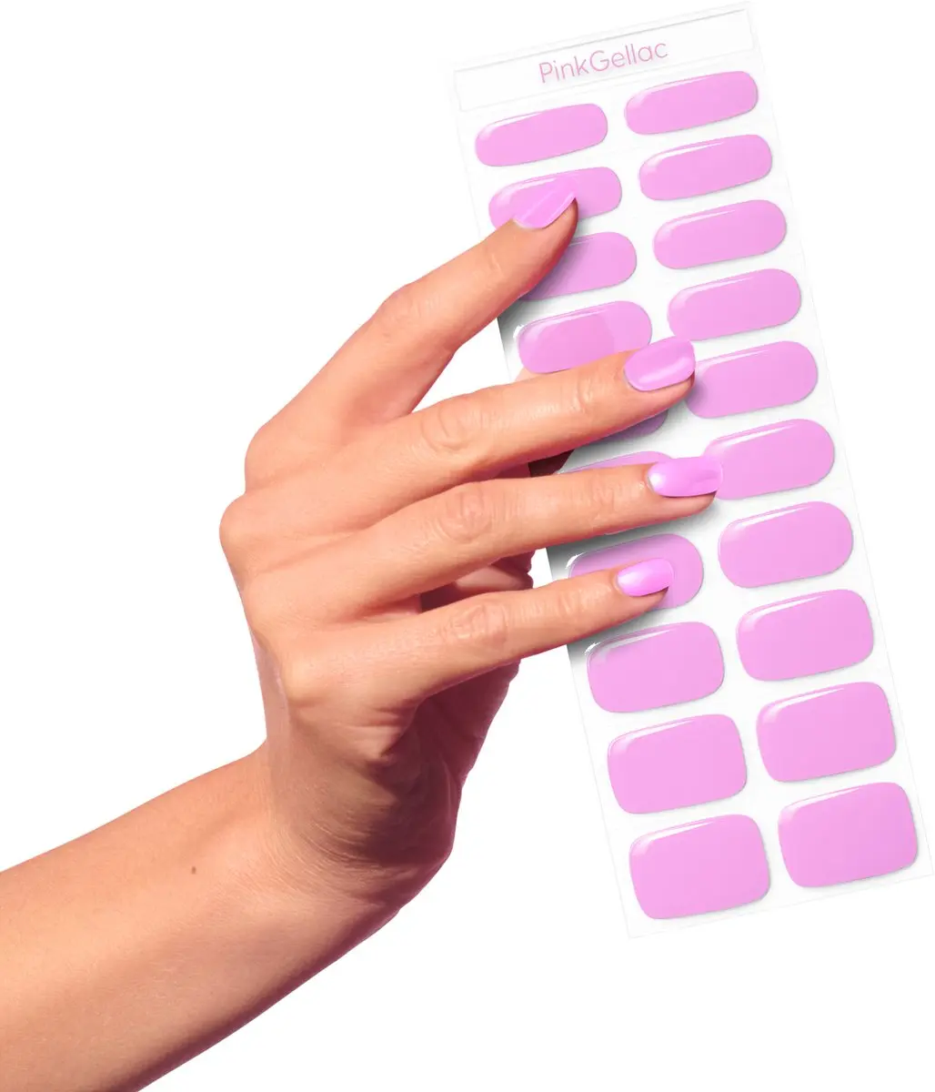 Pink Gellac UV Nagelstickers Sweet Lilac 0029