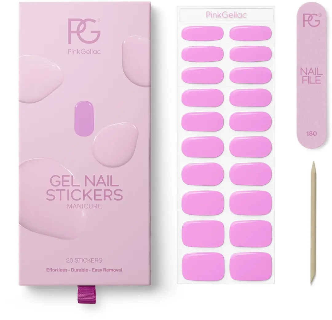Pink Gellac UV Nagelstickers Sweet Lilac 0029 - 20 Stuks