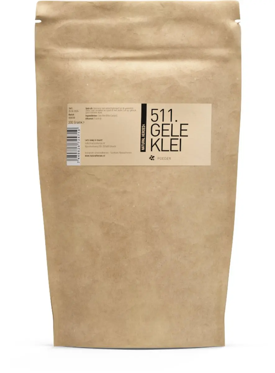 Natural Heroes Gele Klei Poeder 200g