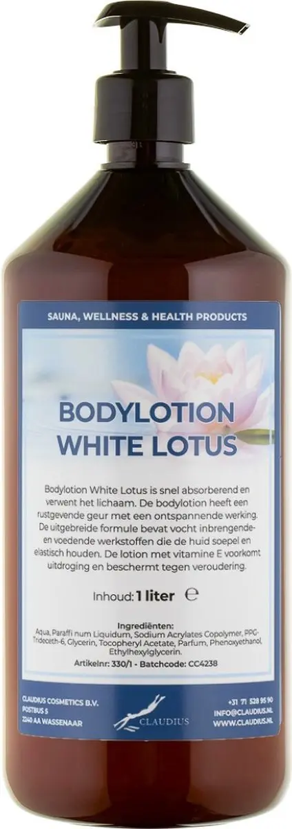 Splashbox Cosmetics Bodylotion White Lotus 1L
