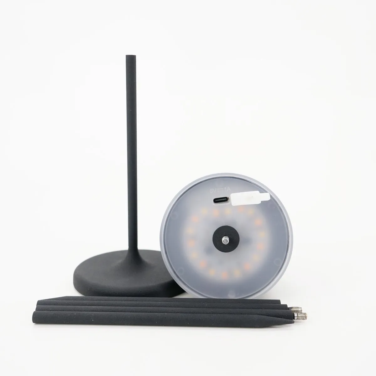 Eglo Mannera-S Tafellamp Oplaadbaar - 28 uur - Zwart/Wit