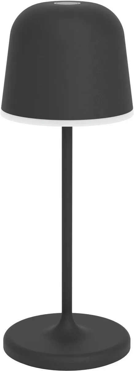 Eglo Mannera-S Tafellamp Oplaadbaar - 28 uur - Zwart/Wit