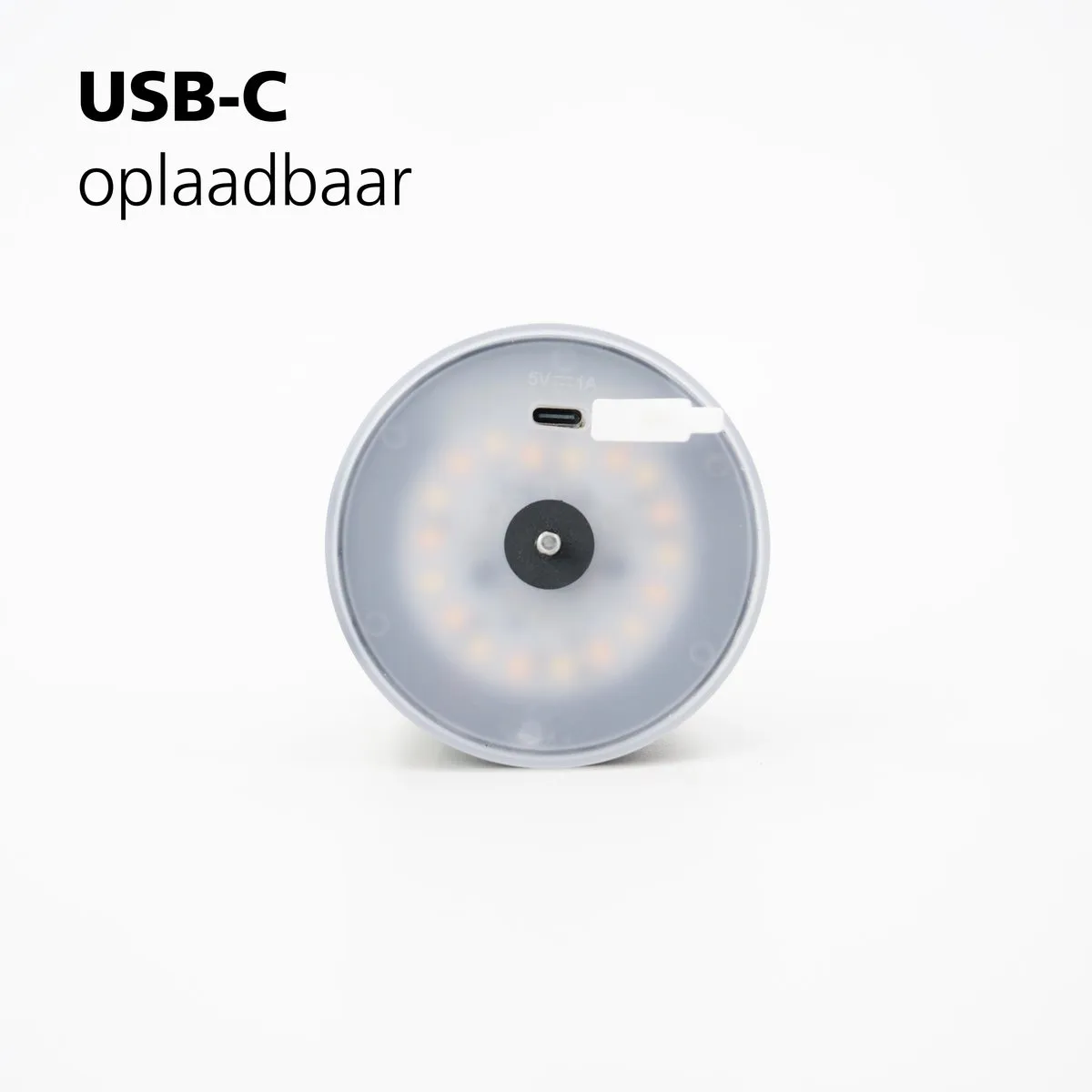 Eglo Mannera-S Tafellamp Oplaadbaar - 28 uur - Zwart/Wit
