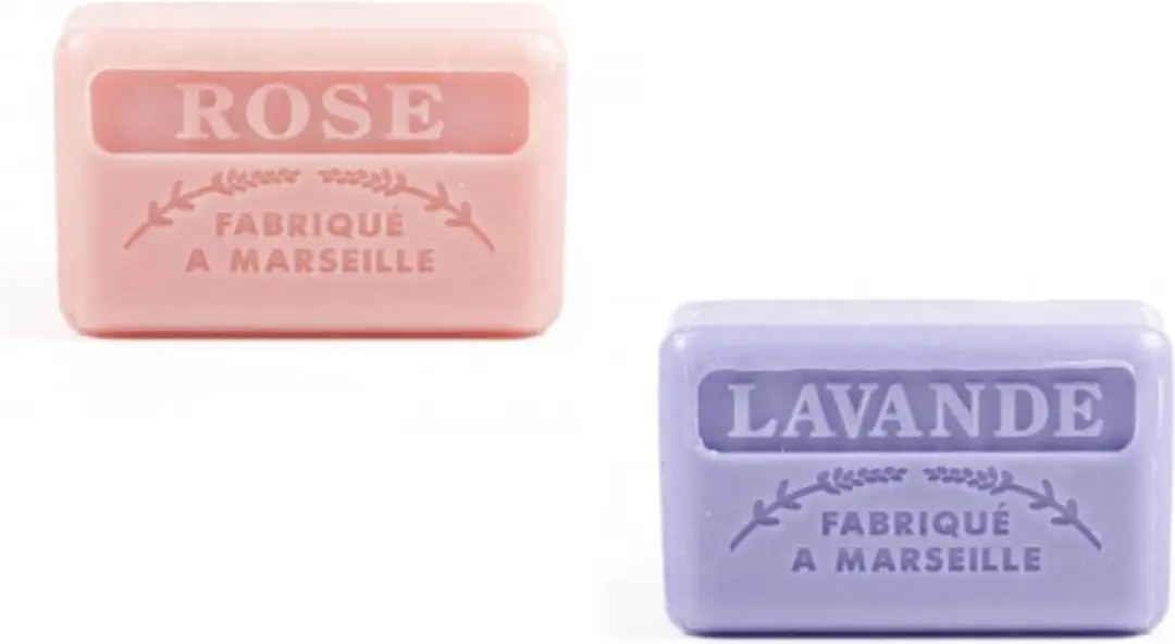 Savon de Marseille Zeepset Lavendel & Roos 2x125g