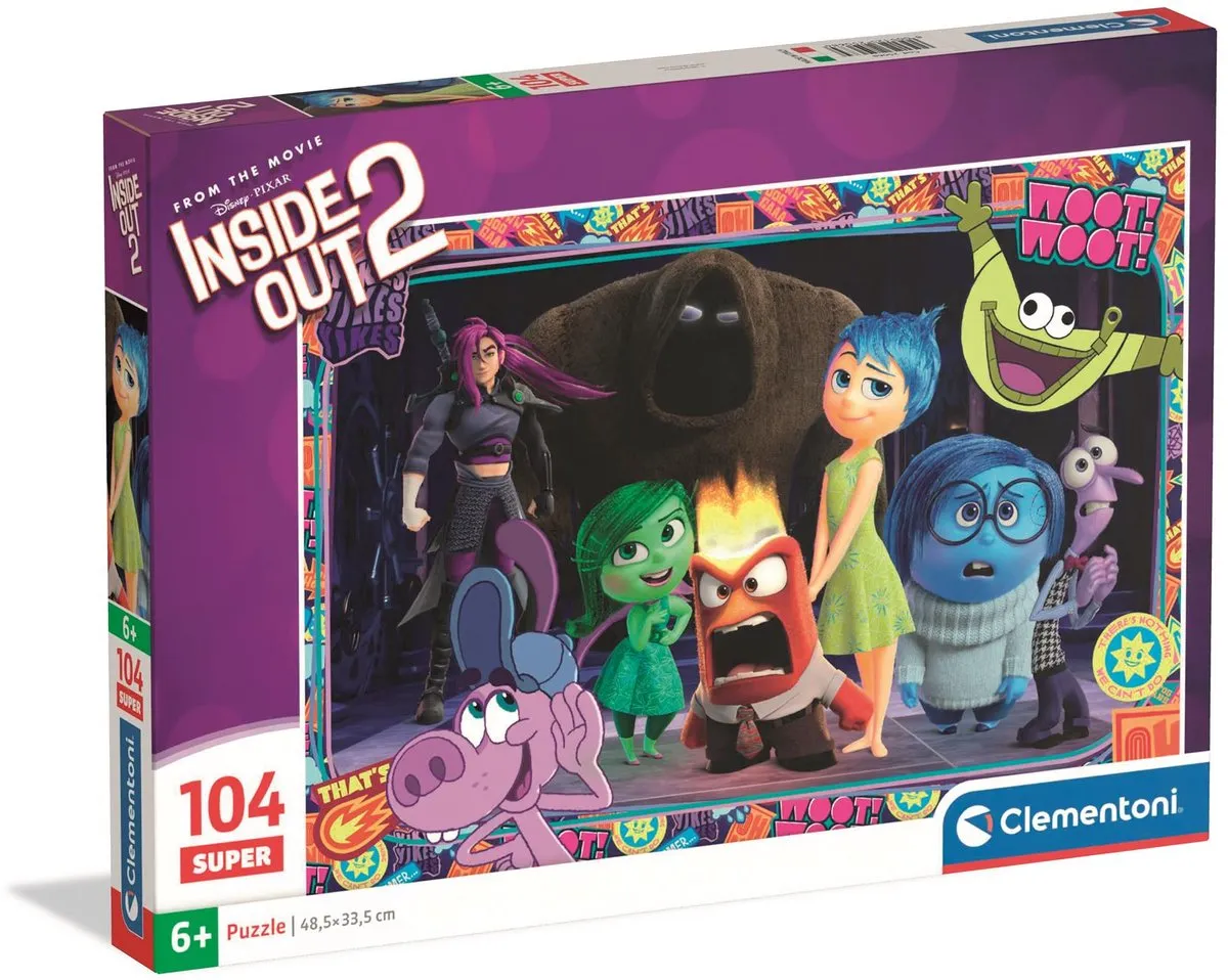 Clementoni Inside Out Kinderpuzzel 104 Stukjes - Multikleur