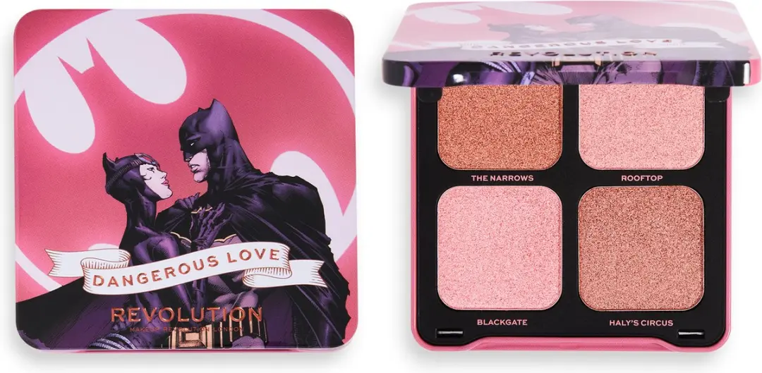 Makeup Revolution x DC Dangerous Love Highlighter Quad