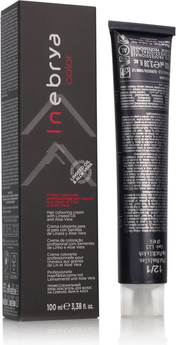 Inebrya Nº 12/1 Permanent Haarkleur 100ml - Platinum Blond Extra Ash