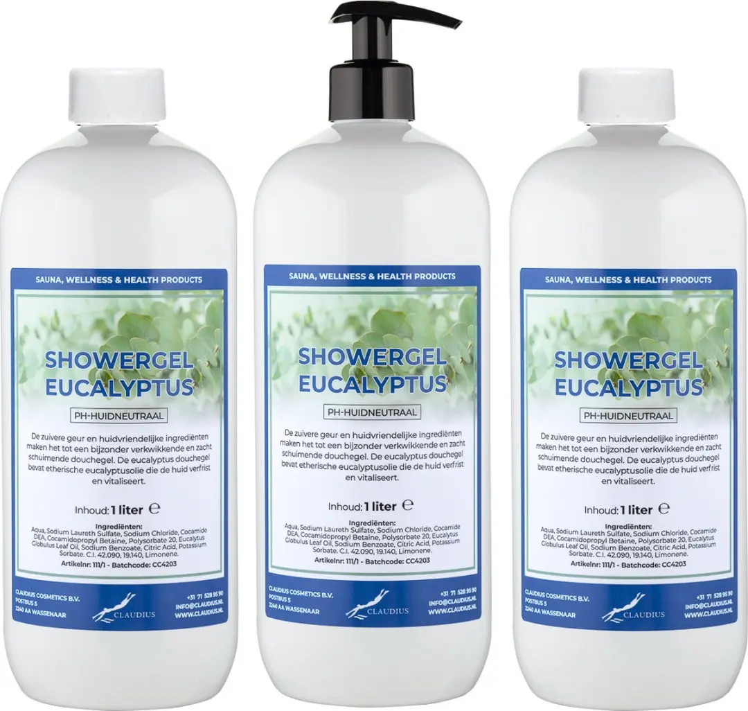 Splashbox Cosmetics Douchegel Eucalyptus 1L