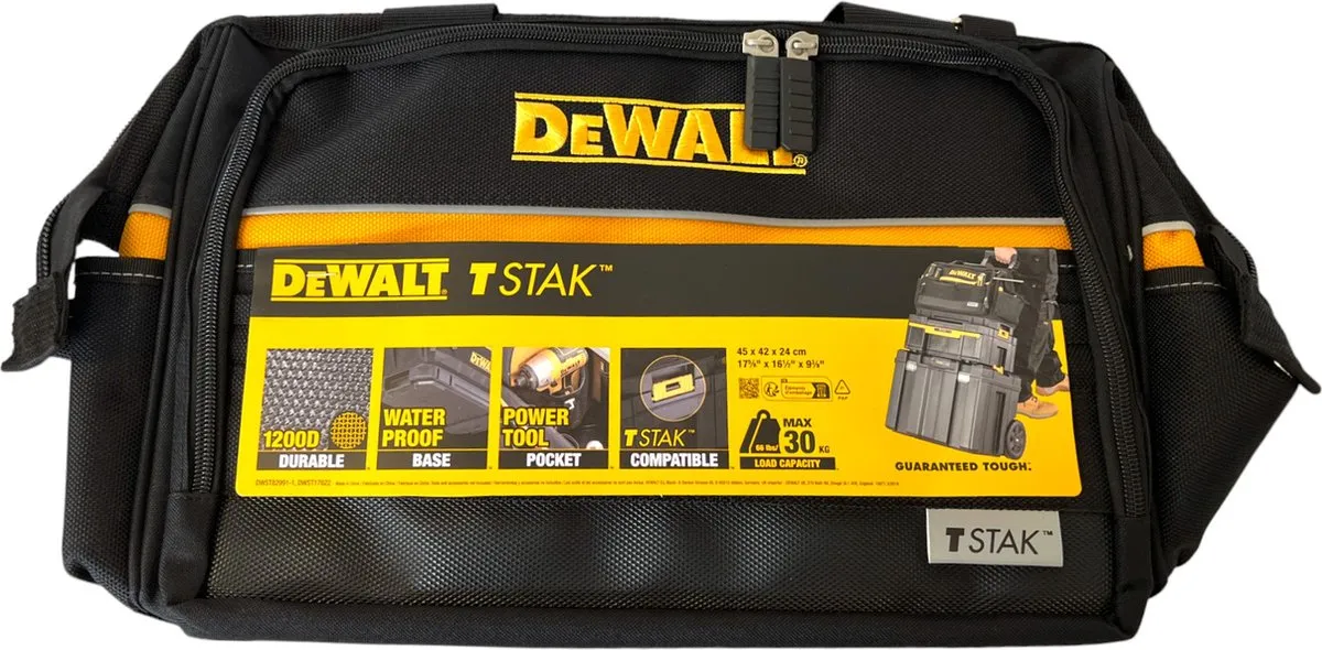 DeWalt DWST82991-1 TSTAK Gereedschapstas - Zwart