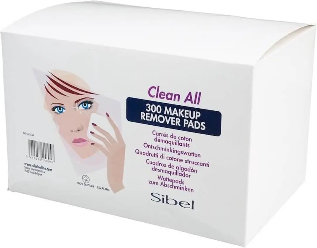 Sibel Clean All Wattenschijfjes 250 Stuks - 8x8cm